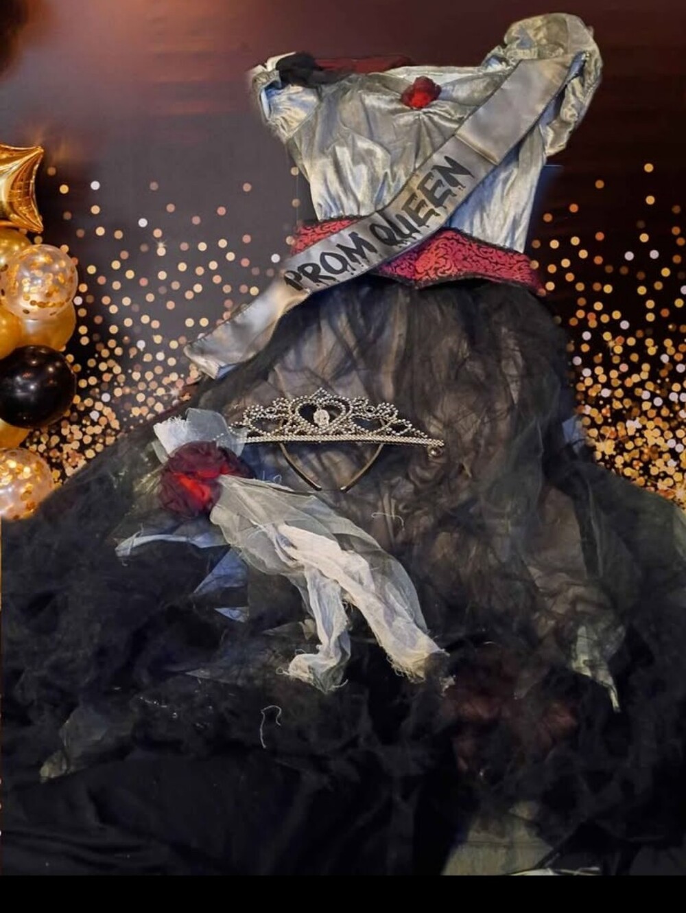 Girls Corpse Prom Queen Costume, 14-16